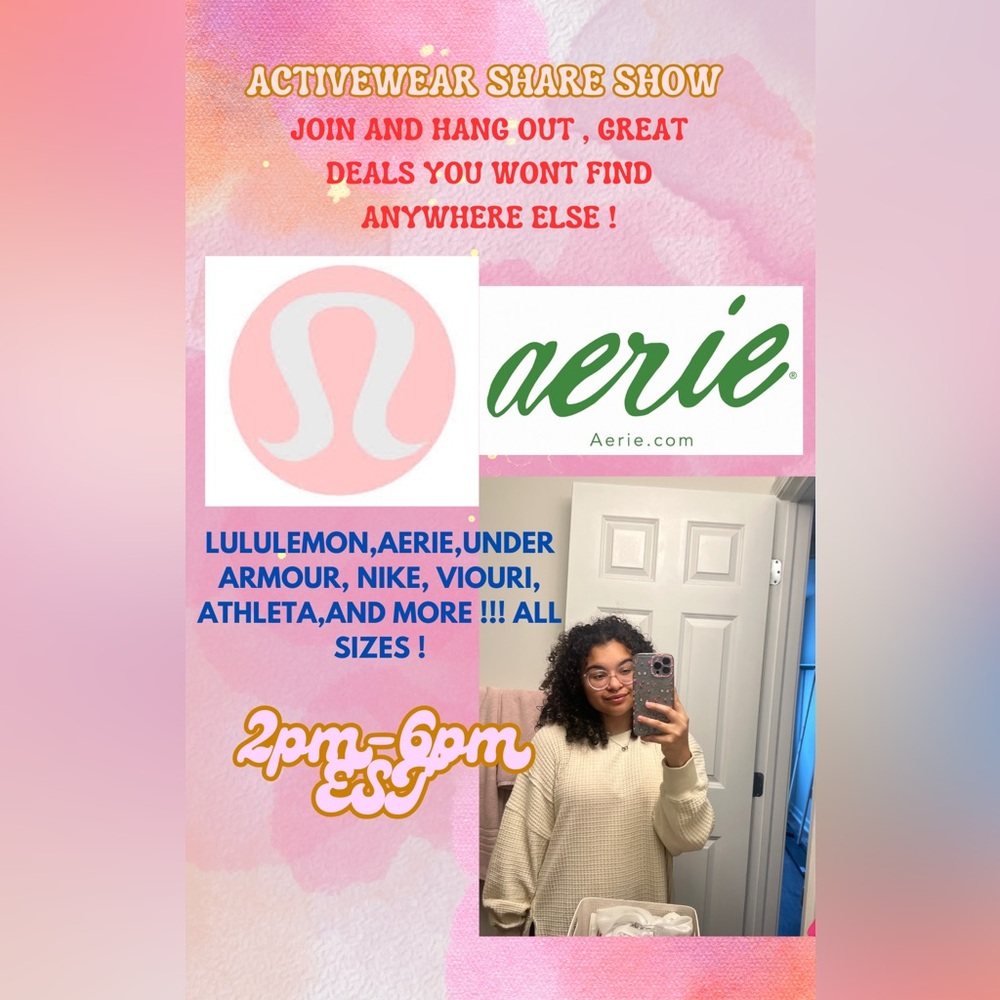 ACTIVEWEAR SHARE SHOW NOTIF !🩷🩷🩷🩷